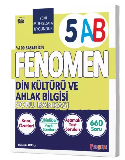 5. Sınıf Din Kültürü Konu Özetli Soru Bankası (A-B) Fenomen Yayınları