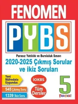 Fenomen Okul Yayınları 5. Sınıf PYBS 6 Deneme Fenomen Yayınları - Hemen Satın Al