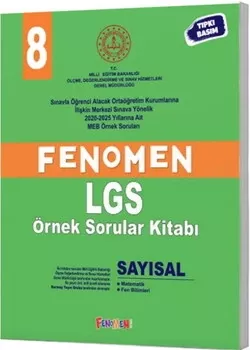 Fenomen Okul Yayınları 8. Sınıf MEB Sayısal Fenomen Örnek Sorular Fenomen Yayınları - Hemen Satın Al