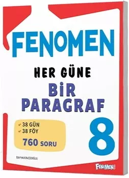 Fenomen Okul Yayınları 8. Sınıf Her Güne Bir Paragraf Fenomen Yayınları - Hemen Satın Al