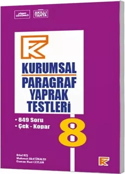 Fenomen Okul Yayınları 8. Sınıf Paragraf Kurumsal FK Yaprak Test Fenomen Yayınları - Hemen Satın Al