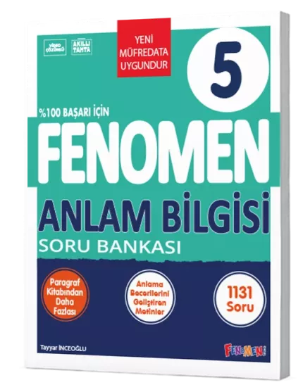5. Sınıf Anlam Bilgisi Soru Bankası Fenomen Yayınları