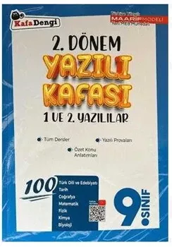 Kafa Dengi Yayınları 9. Sınıf 2. Dönem Yazılı Kafası Kafadengi Yayınları - Hemen Satın Al