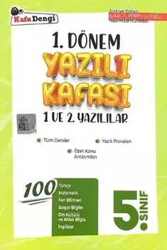 Kafa Dengi Yayınları 5. Sınıf 1. Dönem Yazılı Kafası Kafadengi Yayınları - Hemen Satın Al