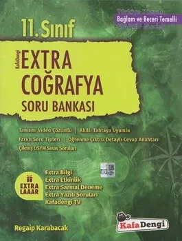 Kafa Dengi Yayınları 11. Sınıf Coğrafya Extra Soru Bankası Kafadengi Yayınları - Hemen Satın Al