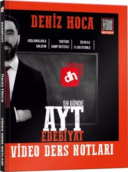 KR Akademi Deniz Hoca AYT 59 Günde Edebiyat Video Ders Notları KR Akademi Yayınları - Hemen Satın Al