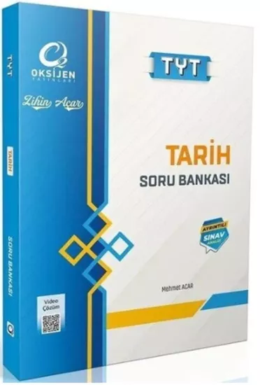 TYT Tarih Soru Bankası Oksijen Yayınları - Hemen Satın Al