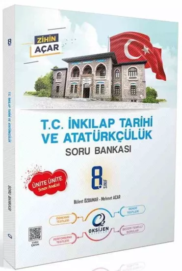 8. Sınıf T.C. İnkılap Tarihi ve Atatürkçülük Soru Bankası Oksijen Yayınları - Hemen Satın Al