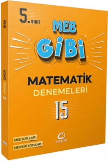 5. Sınıf Matematik MEB Gibi Branş Denemeleri Oksijen Yayınları - Hemen Satın Al