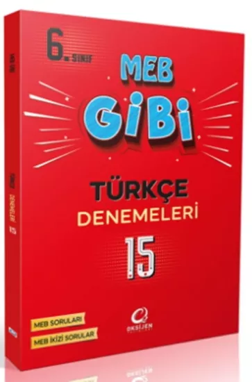 6. Sınıf Türkçe MEB Gibi Branş Denemeleri Oksijen Yayınları - Hemen Satın Al