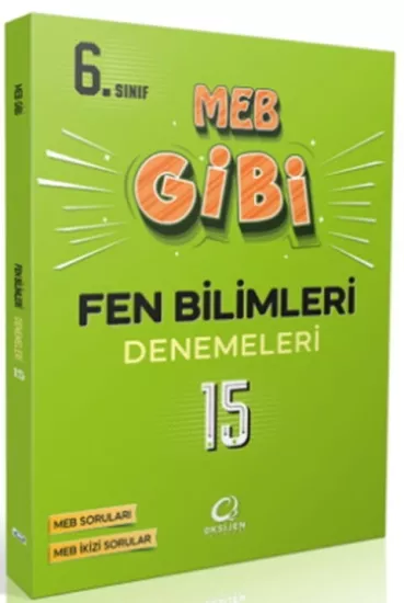 6. Sınıf Fen Bilimleri MEB Gibi Branş Denemeleri Oksijen Yayınları - Hemen Satın Al