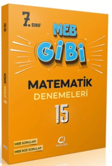 7. Sınıf Matematik MEB Gibi Branş Denemeleri Oksijen Yayınları - Hemen Satın Al