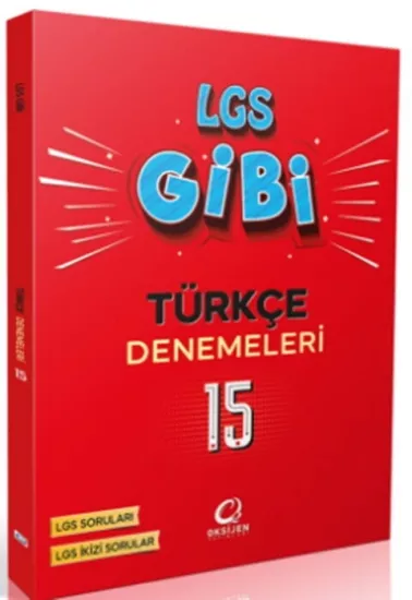 8. Sınıf Türkçe LGS Gibi Branş Denemeleri Oksijen Yayınları - Hemen Satın Al