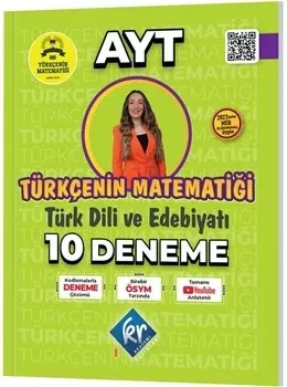 KR Akademi Gamze Hoca Türkçenin Matematiği AYT Türk Dili ve Edebiyatı 10 Deneme KR Akademi Yayınları - Hemen Satın Al