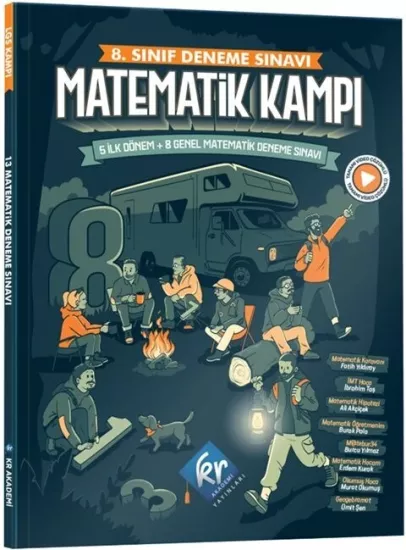 KR Akademi 8. Sınıf Deneme Sınavı Matematik Kampı KR Akademi Yayınları - Hemen Satın Al