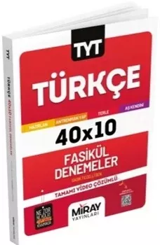 TYT Türkçe 40 x 10 Fasikül Denemeler Miray Yayınları - Hemen Satın Al
