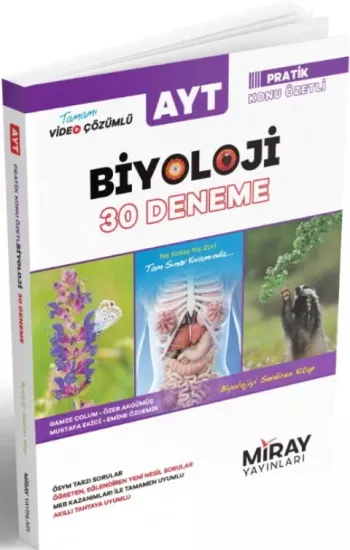 AYT Biyoloji 30 Deneme Miray Yayınları - Hemen Satın Al