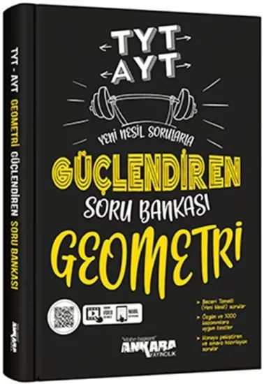 TYT AYT Geometri Güçlendiren Soru Bankası Ankara Yayıncılık - Hemen Satın Al
