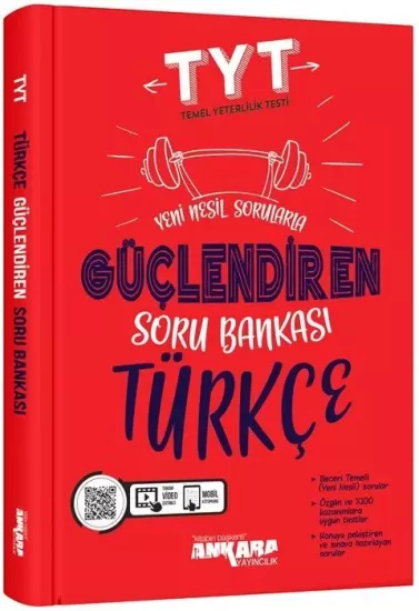TYT Güçlendiren Türkçe Soru Bankası Ankara Yayıncılık - Hemen Satın Al
