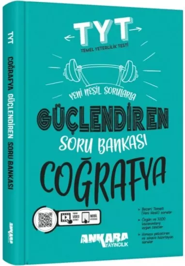 TYT Coğrafya Güçlendiren Soru Bankası Ankara Yayıncılık - Hemen Satın Al