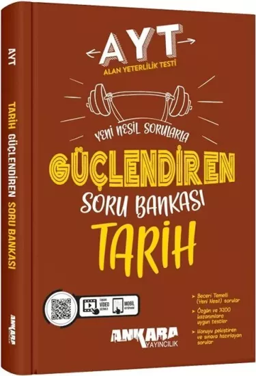 AYT Tarih Güçlendiren Soru Bankası Ankara Yayıncılık - Hemen Satın Al