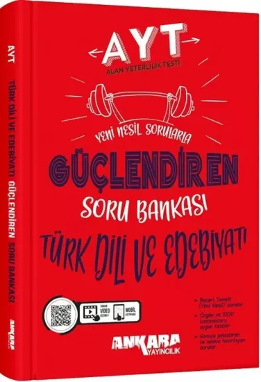 AYT Türk Dili ve Edebiyatı Güçlendiren Soru Bankası Ankara Yayıncılık - Hemen Satın Al