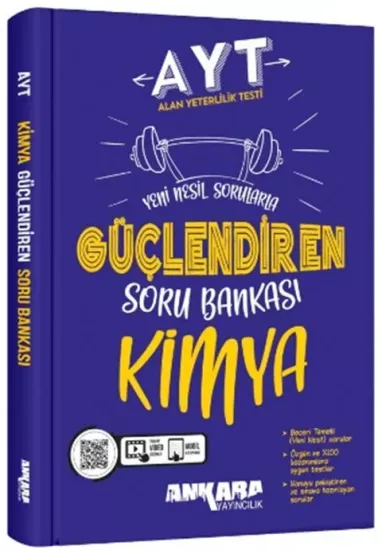 AYT Kimya Güçlendiren Soru Bankası Ankara Yayıncılık - Hemen Satın Al