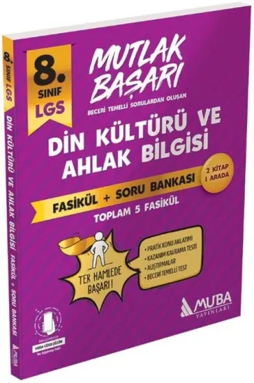 8. Sınıf Din Kültürü ve Ahlak Bilgisi Fasikül ve Soru Bankası Muba Yayınları - Hemen Satın Al