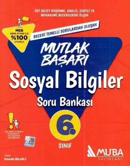 6. Sınıf Mutlak Başarı Sosyal Bilgiler Soru Bankası Muba Yayınları - Hemen Satın Al