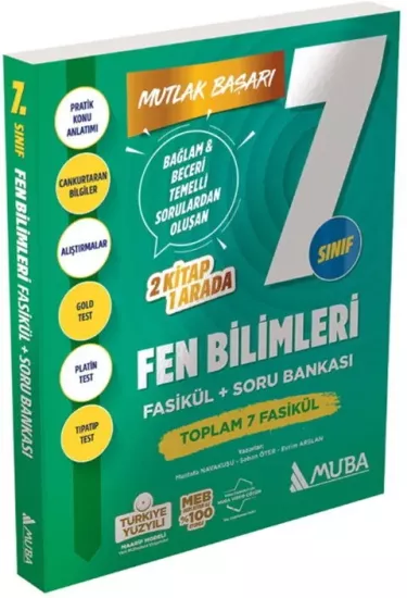 7. Sınıf Fen Bilimleri Fasikül Soru Bankası Muba Yayınları - Hemen Satın Al
