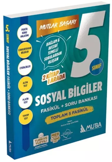5. Sınıf Sosyal Bilgiler Fasikül ve Soru Bankası Muba Yayınları - Hemen Satın Al
