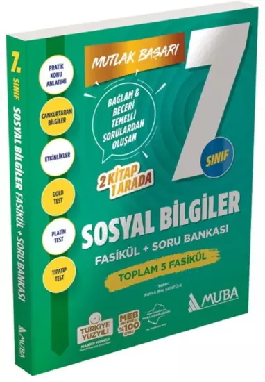 7. Sınıf Sosyal Bilgiler Fasikül ve Soru Bankası Muba Yayınları - Hemen Satın Al