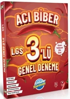 8. Sınıf LGS Acı Biber 3+ 1 Genel Deneme Ünlüler Karması - Hemen Satın Al
