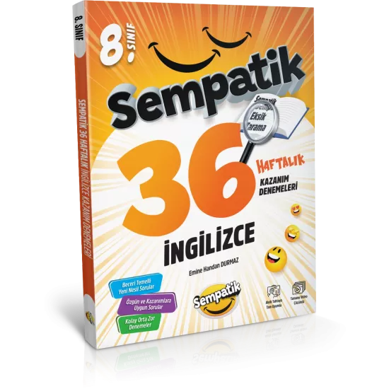 8. Sınıf İngilizce 36 Haftalık Kazanım Denemeleri Ünlüler Karması
