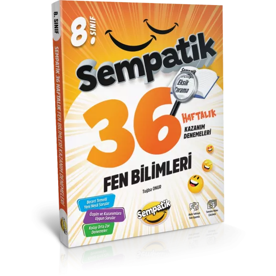 8. Sınıf Fen Bilimleri 36 Haftalık Kazanım Denemeleri Ünlüler Karması