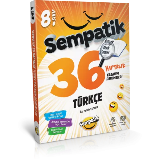 8. Sınıf Türkçe 36 Haftalık Kazanım Denemeleri Ünlüler Karması