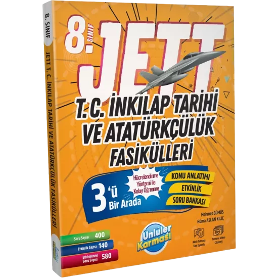 8. Sınıf İnkılap Tarihi Jett Fasikülleri Ünlüler Karması
