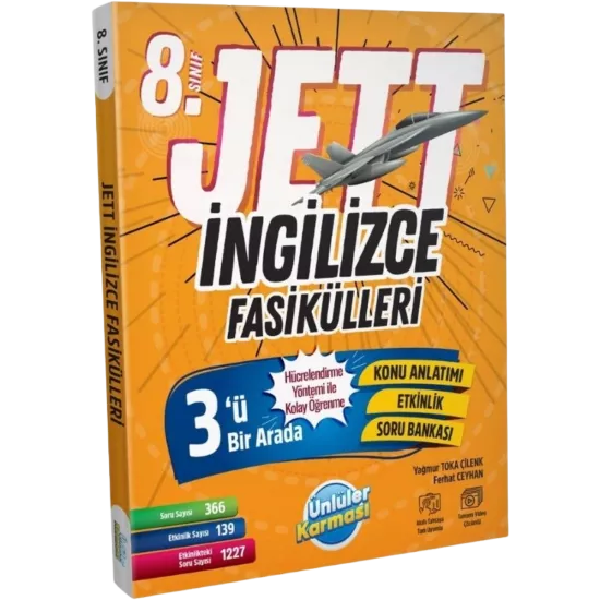 8. Sınıf İngilizce Jett Fasikülleri Ünlüler Karması