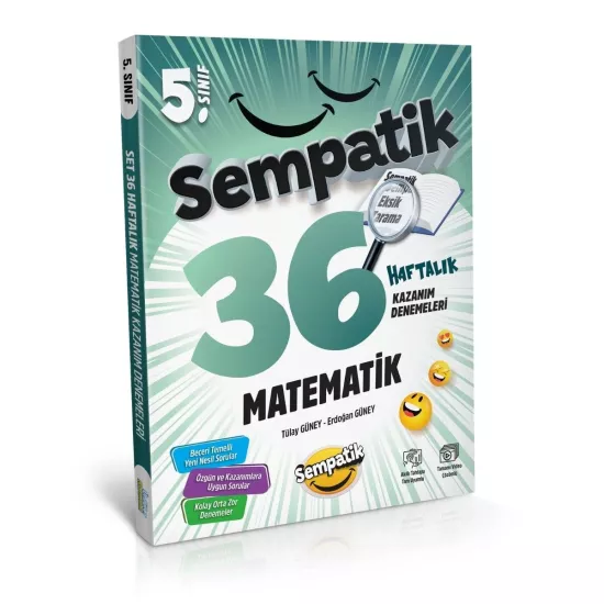 5. Sınıf Matematik 36 Haftalık Kazanım Denemeleri Ünlüler Karması