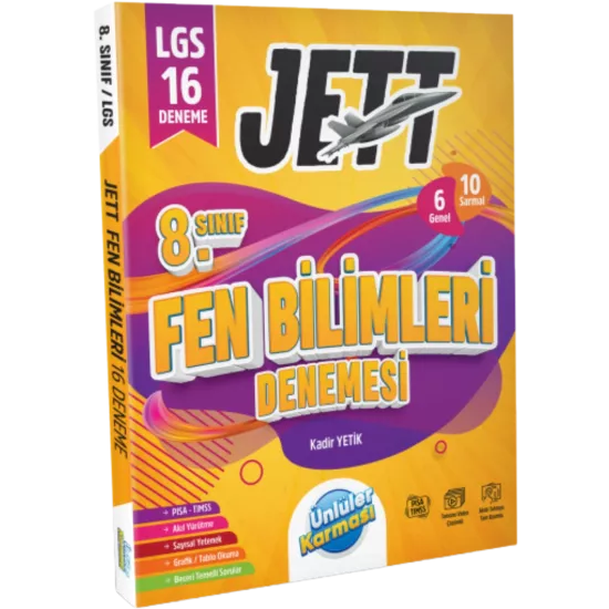 8. Sınıf Fen Bilimleri Jett 16’ lı Branş Denemeleri Ünlüler Karması