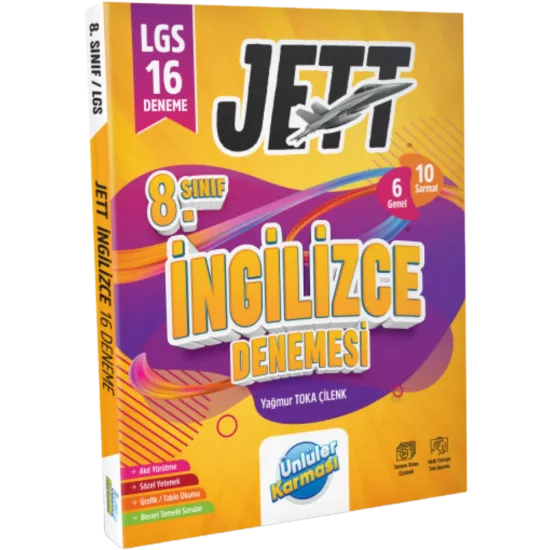 8. Sınıf İngilizce Jett 16’ lı Branş Denemeleri Ünlüler Karması