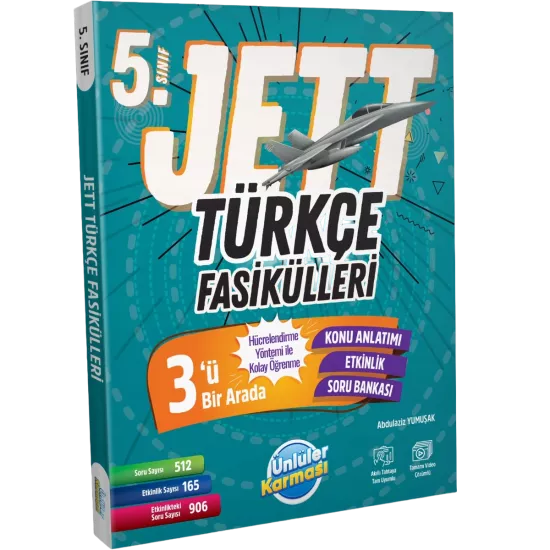 5. Sınıf Türkçe Jett Fasikülleri Ünlüler Karması