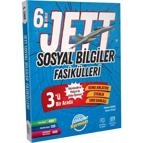 6. Sınıf Sosyal Bilgiler Jett Fasikülleri Ünlüler Karması