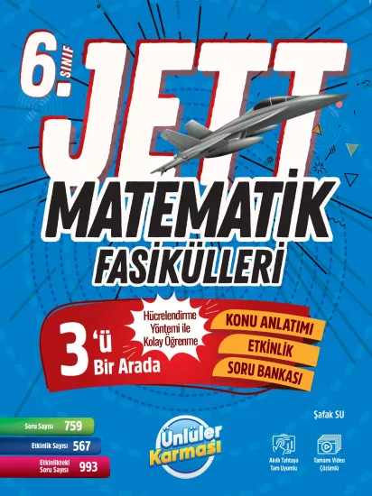 6. Sınıf Matematik Jett Fasikülleri Ünlüler Karması