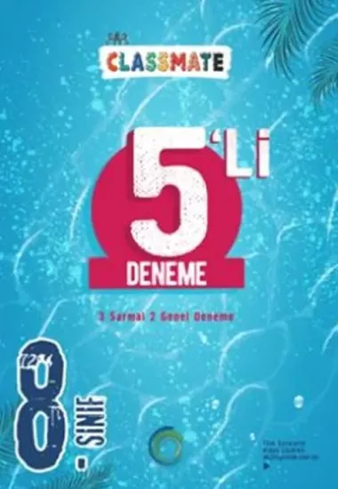 8. Sınıf Sözel ve Sayısal Bölümlerle 5 li Deneme Okyanus Yayıncılık - Hemen Satın Al