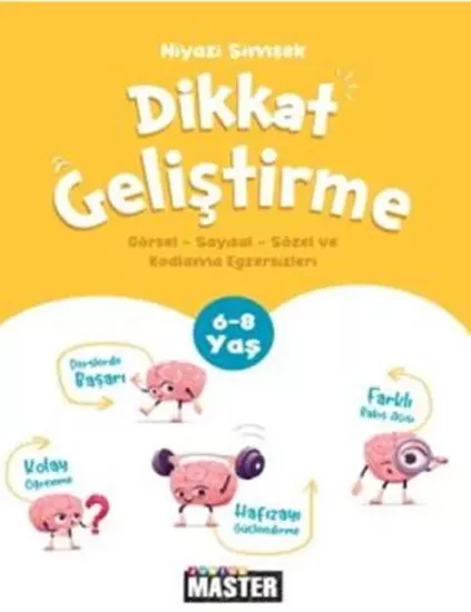 6 - 8 Yaş Junior Master Dikkat Geliştirme Egzersizleri Okyanus Yayıncılık - Hemen Satın Al