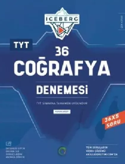 TYT Coğrafya Iceberg 36 Deneme Okyanus Yayıncılık - Hemen Satın Al