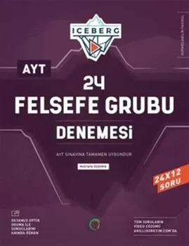 AYT Felsefe Grubu Iceberg 24 Deneme Okyanus Yayıncılık - Hemen Satın Al