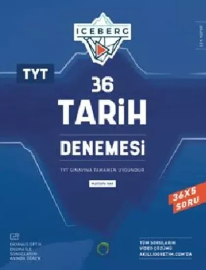 TYT Tarih Iceberg 36 Deneme Okyanus Yayıncılık - Hemen Satın Al