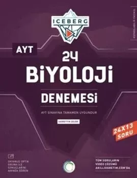 AYT Biyoloji İceberg 24 Denemesi Okyanus Yayıncılık - Hemen Satın Al